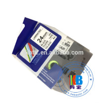 TZ 18MM Ruban pour imprimante d&#39;étiquettes thermiques laminées compatible
